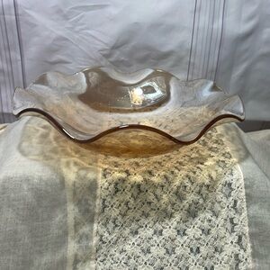 Large Marigold Iris Bowl